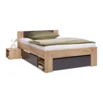 m&ouml;max Dornbirn - Ihr Trendm&ouml;belhaus in Dornbirn Bett Azurro 2-120 Anthrazit/Eiche Artisan