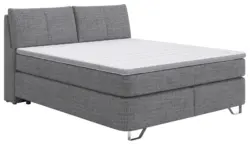 Boxspringbett Tabea Grau ca. 180x200cm