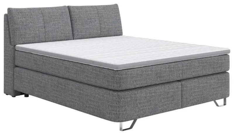 Boxspringbett Tabea Grau ca. 180x200cm