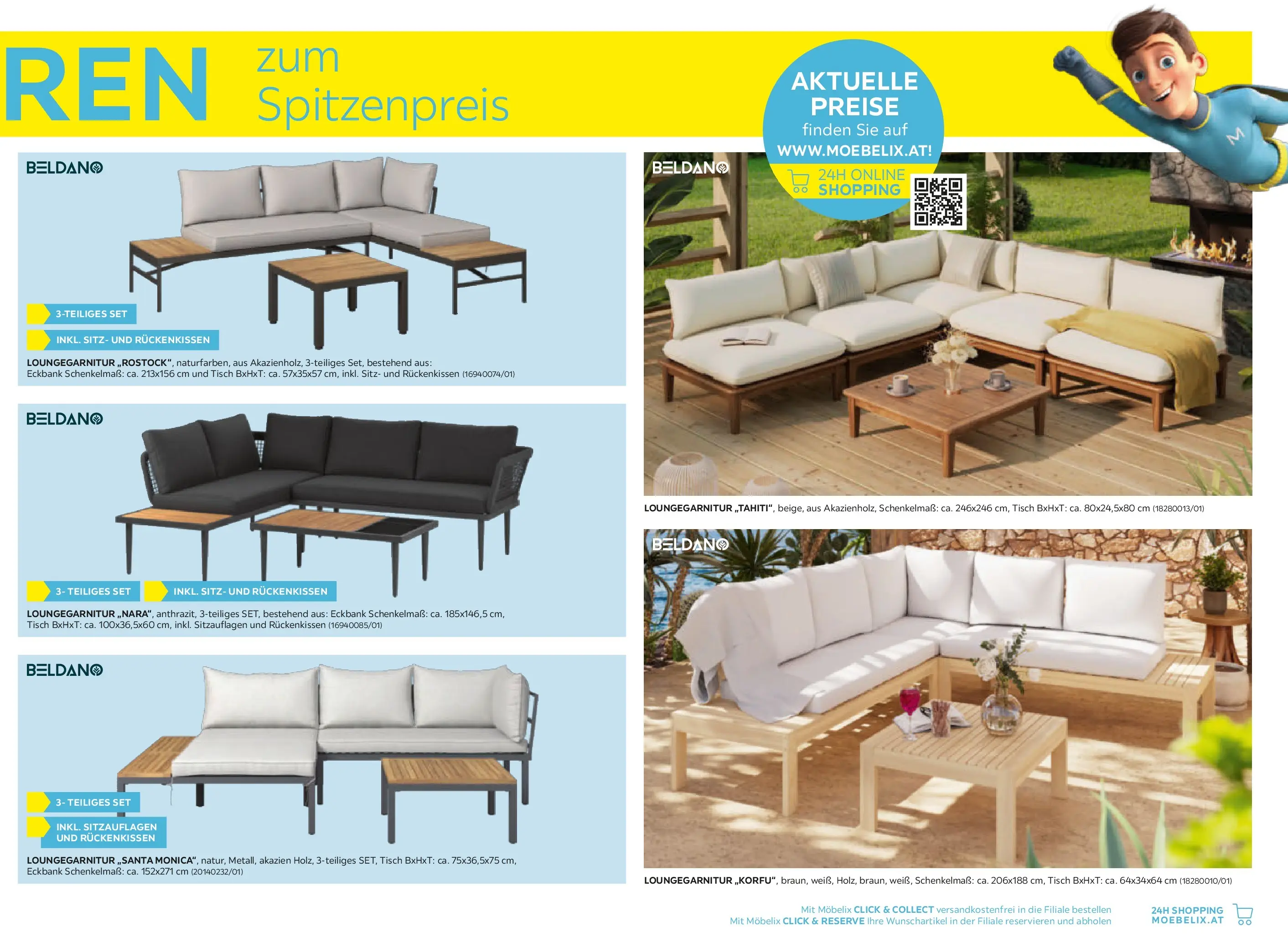 Möbelix Gartenmöbel Mistelbach, Zams, Zell Am See von 13.04.2026 - Aktuelle Angebote | Seite: 9 | Produkte: Tisch