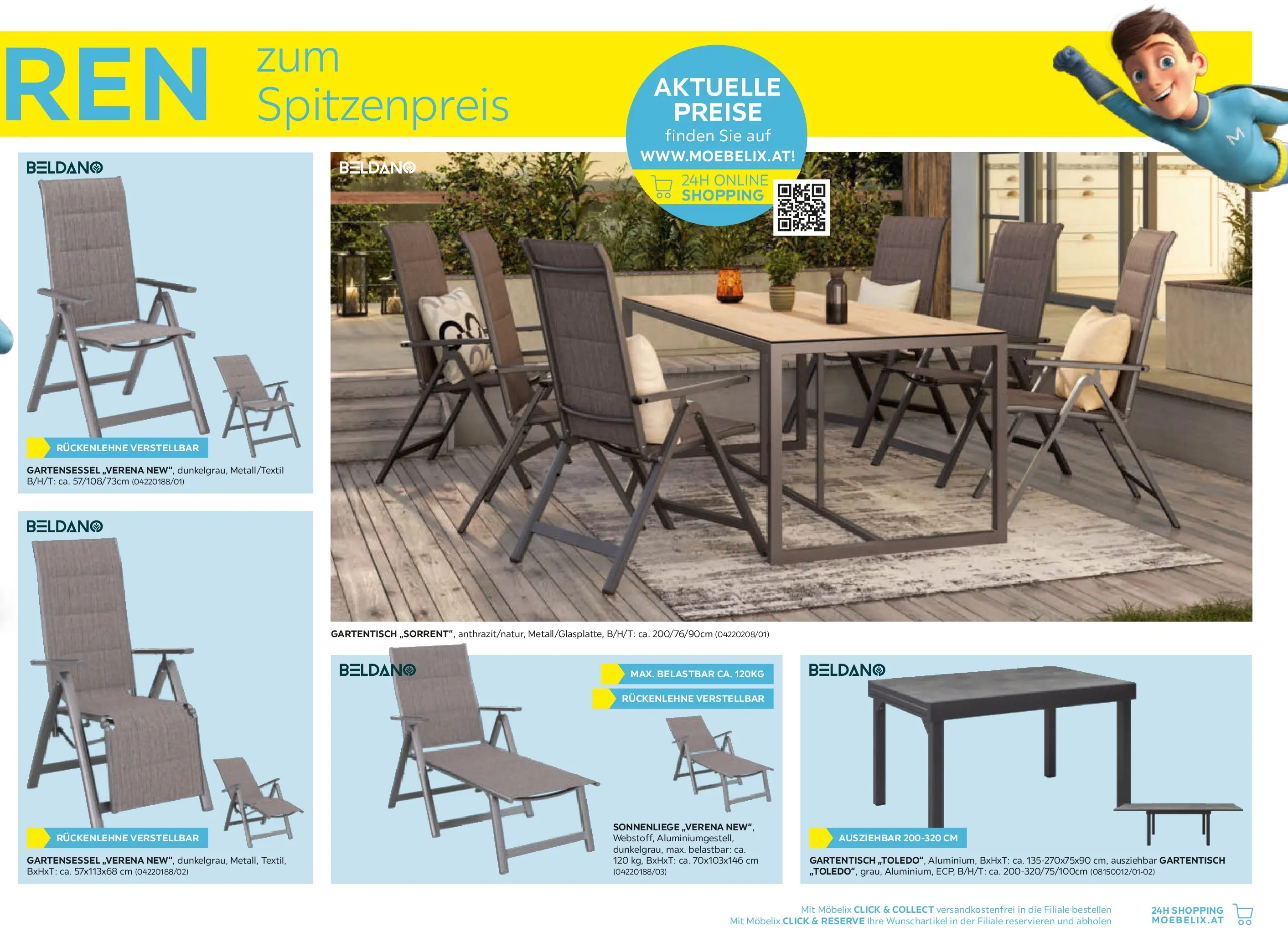 Möbelix Gartenmöbel Mistelbach, Zams, Zell Am See von 13.04.2026 - Aktuelle Angebote | Seite: 17
