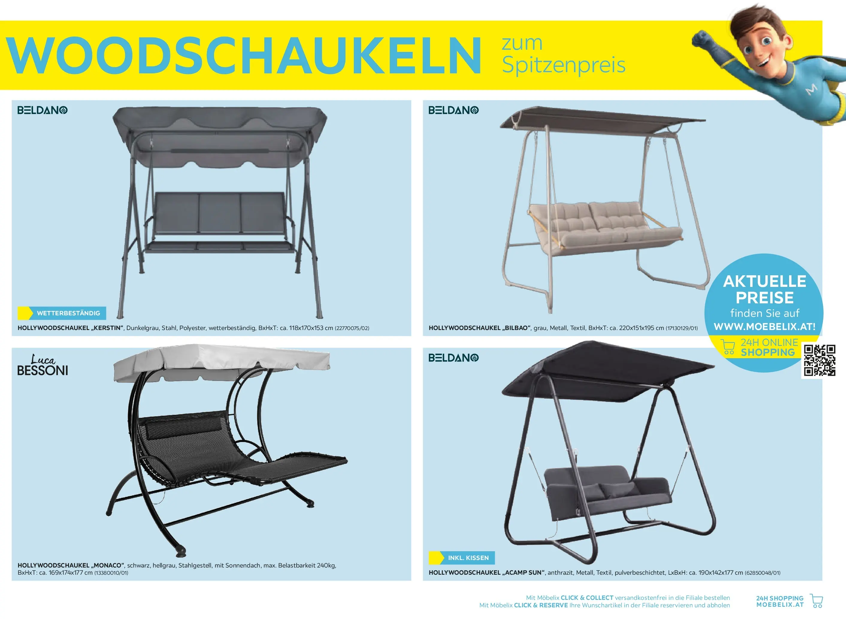 Möbelix Gartenmöbel Mistelbach, Zams, Zell Am See von 13.04.2026 - Aktuelle Angebote | Seite: 31 | Produkte: Kissen