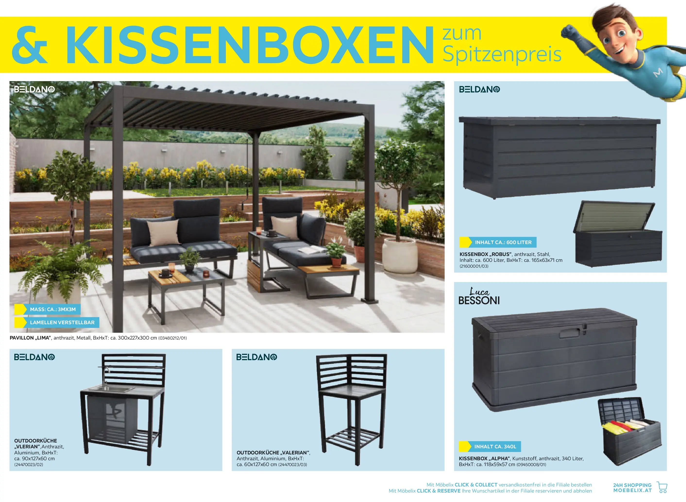 Möbelix Gartenmöbel Mistelbach, Zams, Zell Am See von 13.04.2026 - Aktuelle Angebote | Seite: 33