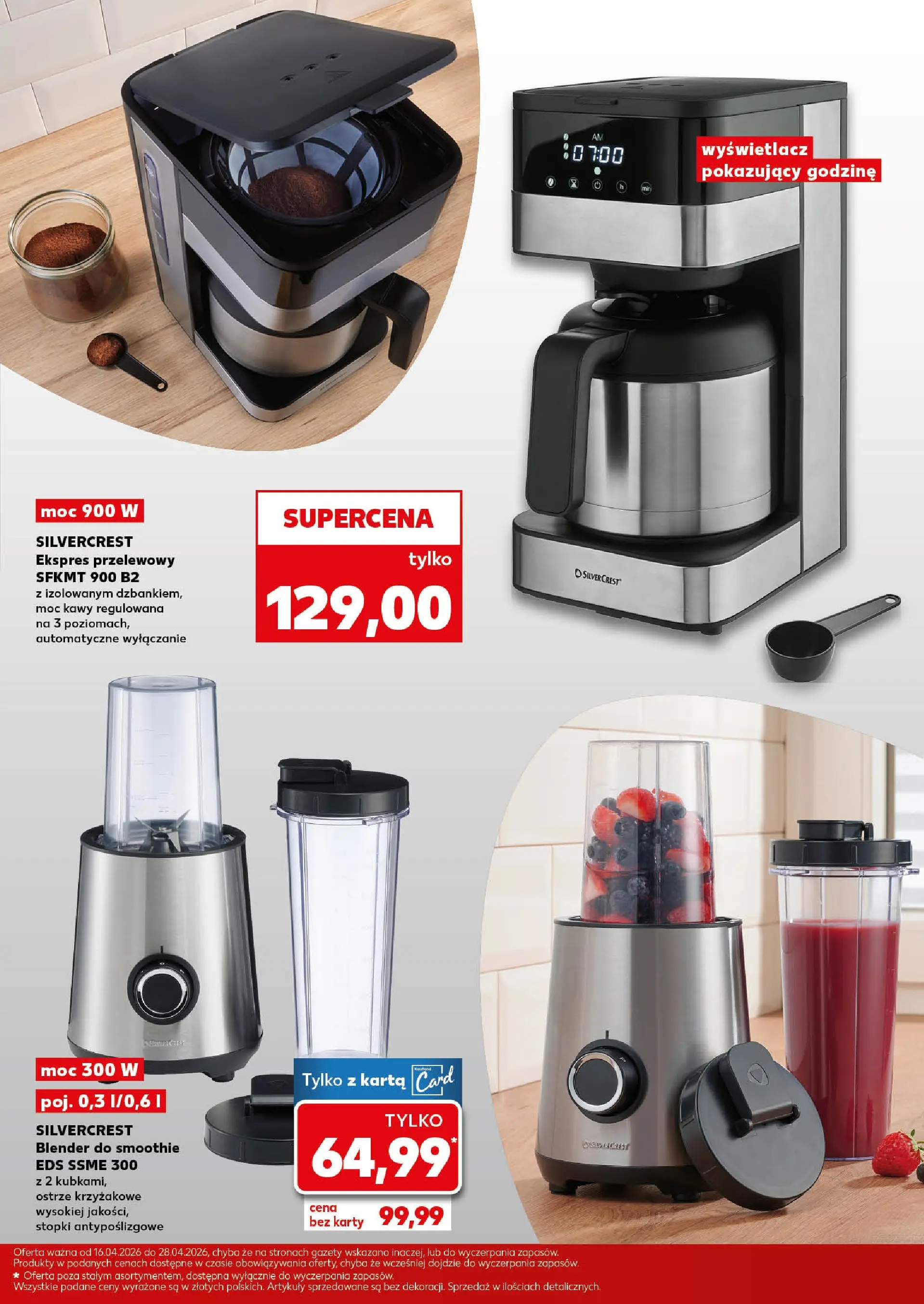 Kaufland gazetka - Złap Okazje od 16.04.2026 - od jutra PDF | Strona: 3 | Produkty: Karta, Blender do smoothie, Smoothie, Blender