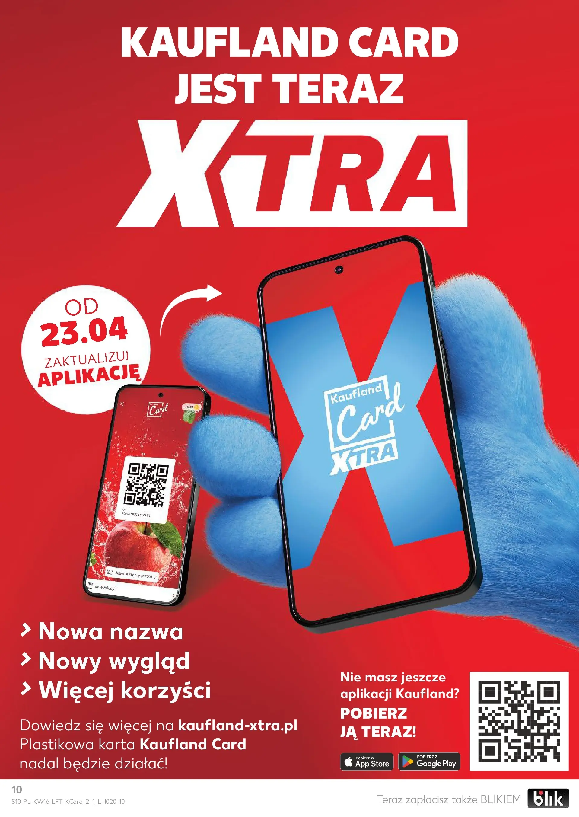 Kaufland gazetka od 16.04.2026 - od jutra PDF | Strona: 10 | Produkty: Karta