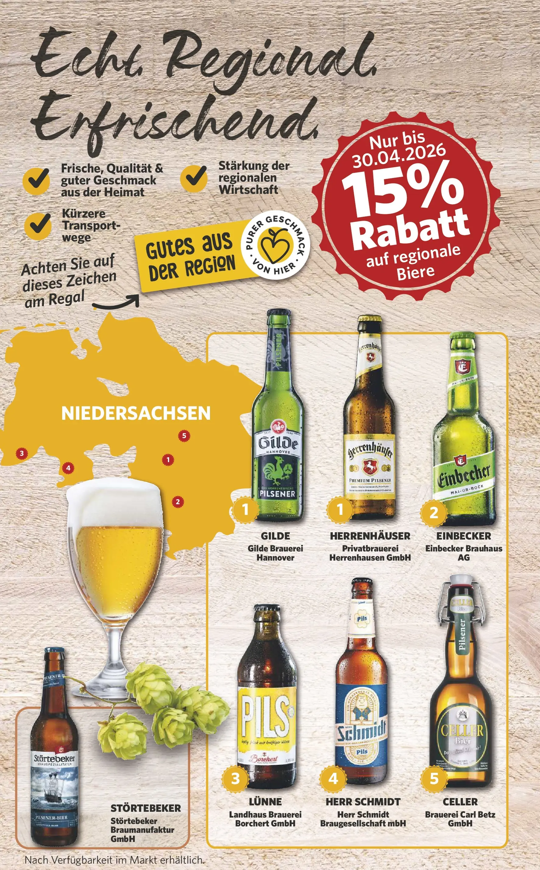 Combi Wochenangebote Rahden (ab 20.04.2026) zum Blättern | Seite: 16 | Produkte: Bier, Regal, Pils