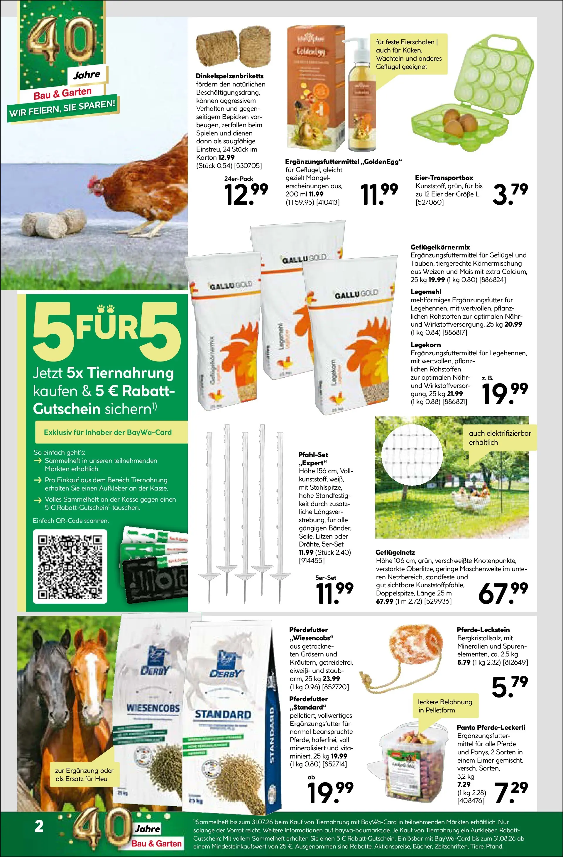Angebote - BayWa: Wochenangebote (ab 19.04.2026) zum Blättern | Seite: 2 | Produkte: Eier