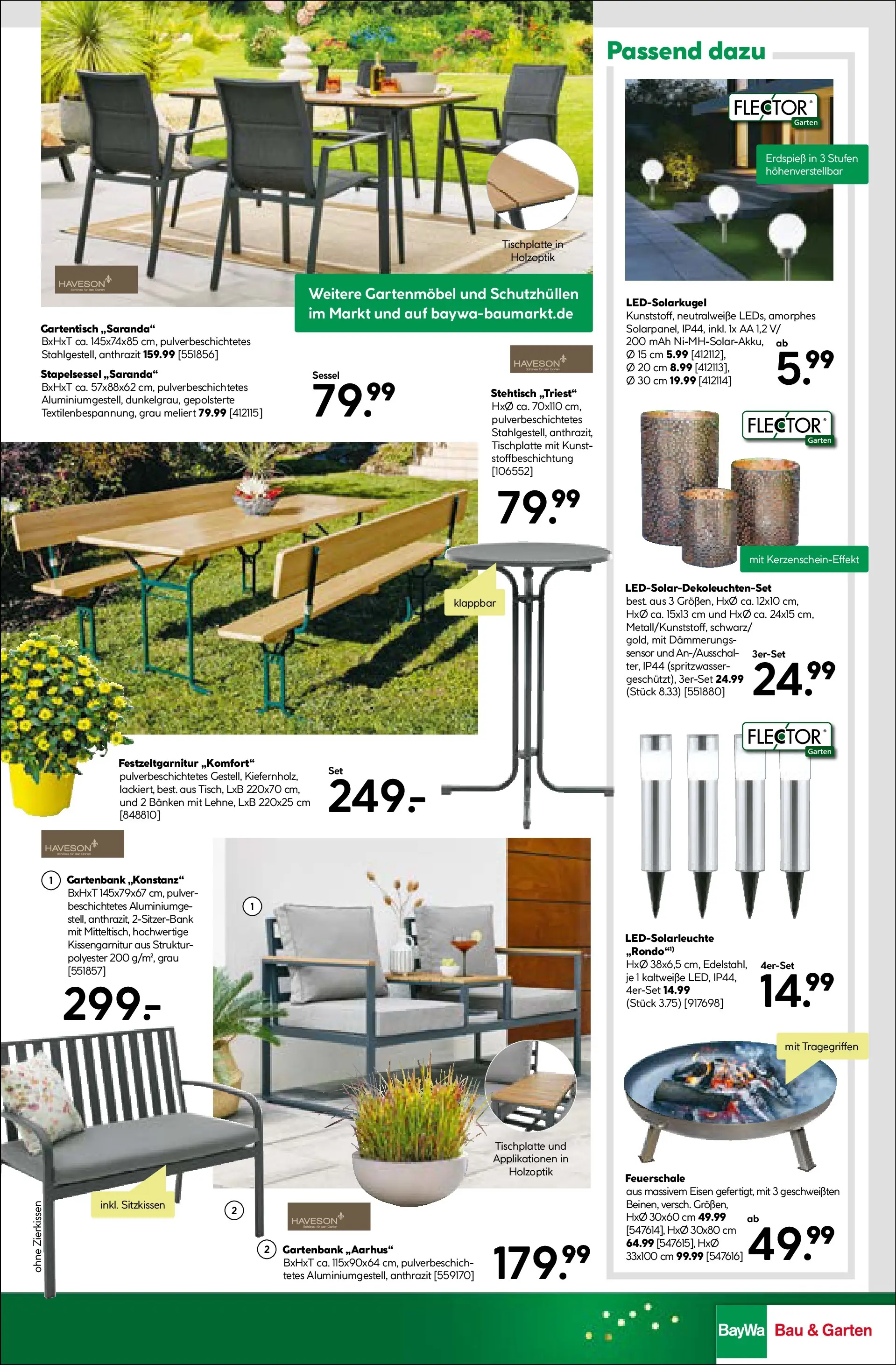 Angebote - BayWa: Wochenangebote (ab 19.04.2026) zum Blättern | Seite: 3 | Produkte: Gartenmöbel