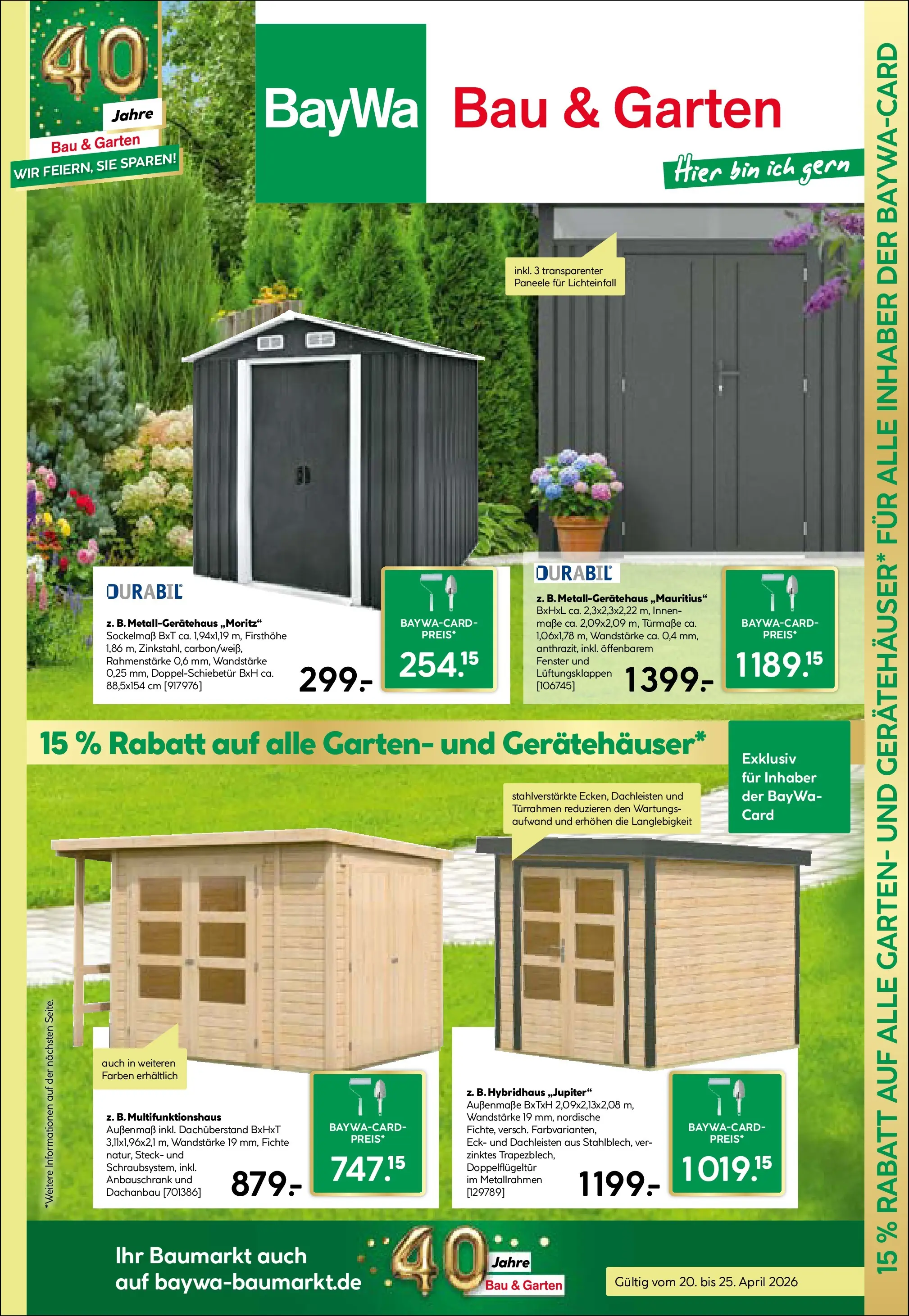 Angebote - BayWa: Wochenangebote (ab 19.04.2026) zum Blättern | Seite: 9