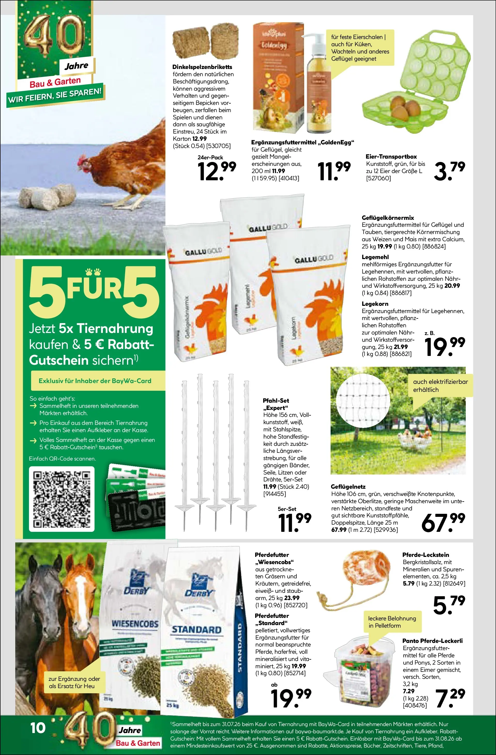 Angebote - BayWa: Wochenangebote (ab 19.04.2026) zum Blättern | Seite: 14 | Produkte: Eier