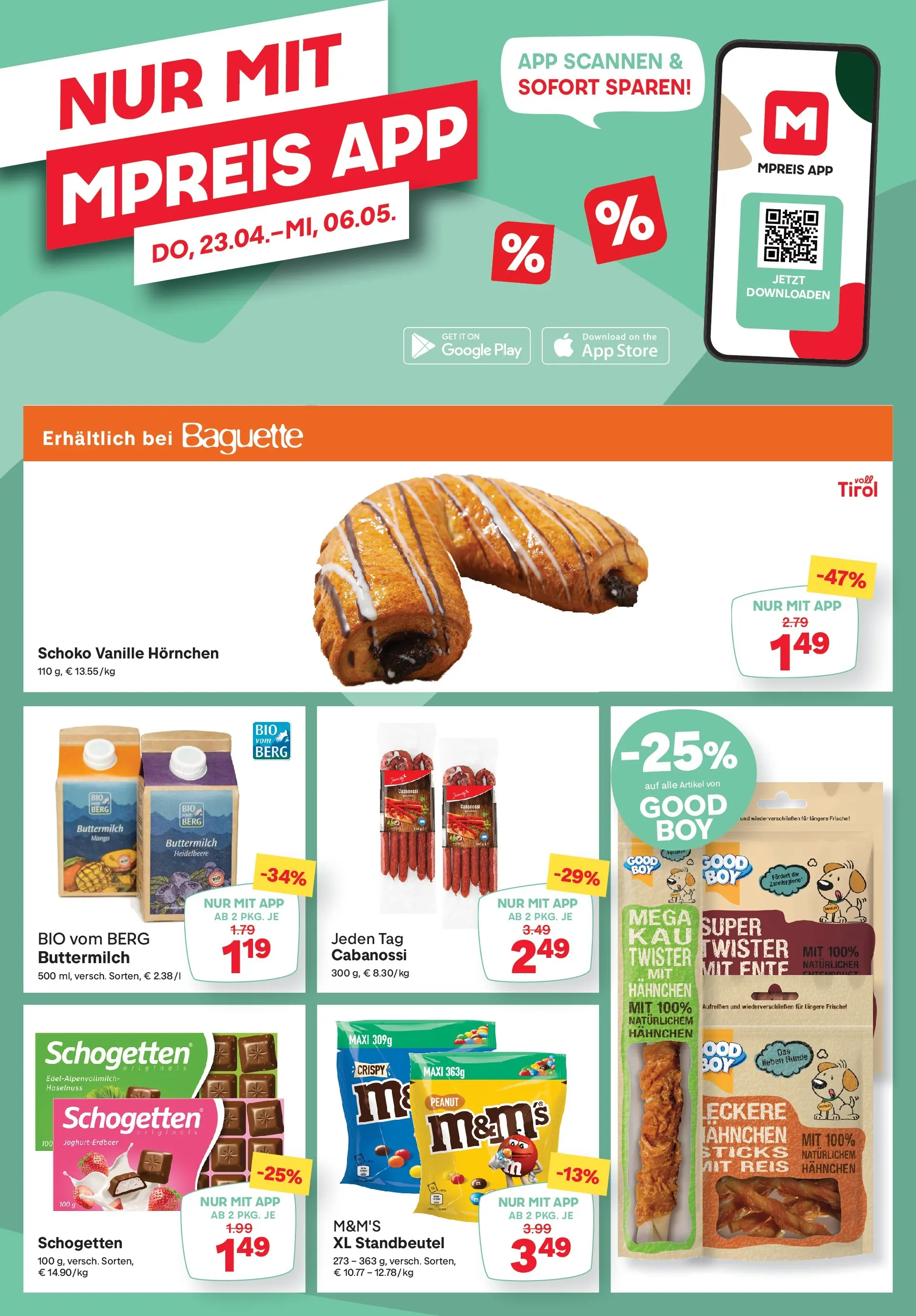 MPREIS St.Gallenkirch von 22.04.2026 - Aktuelle Angebote | Seite: 13 | Produkte: Mango, Jääkaappipakastin, Reis