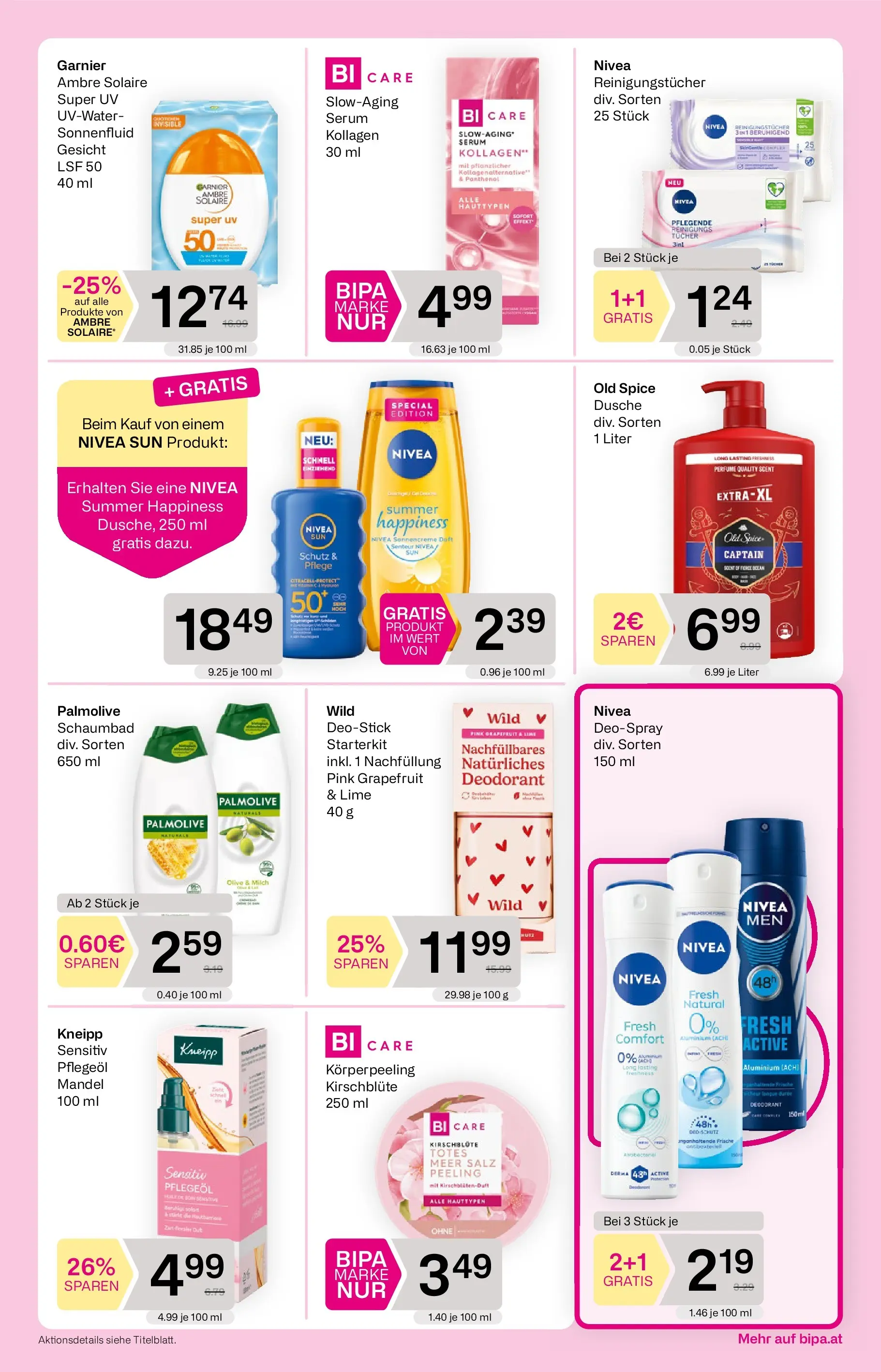 Bipa Linz, Wien, Güssing von 16.04.2026 - Aktuelle Angebote | Seite: 5 | Produkte: Dusche, Duft, Milch, Reinigungstücher