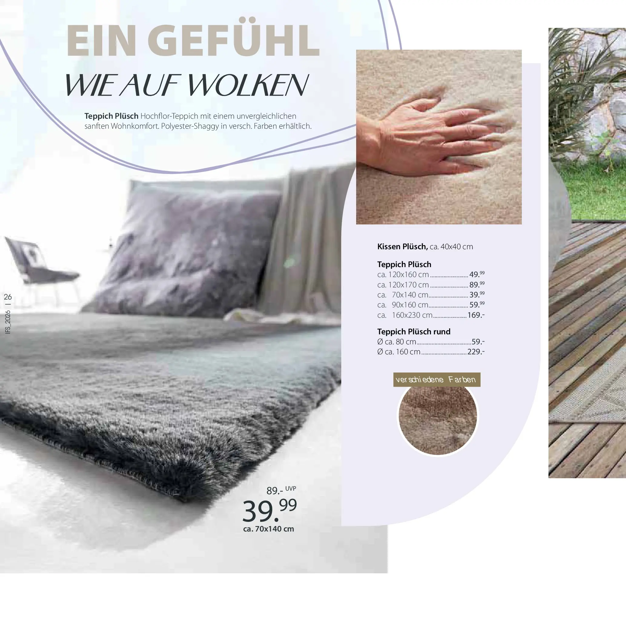 Zurbrüggen Frühlings-Boten für dein zuhause (ab 14.04.2026) zum Blättern | Seite: 24 | Produkte: Kissen, Teppich