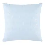 m&ouml;max Zierkissen Shiny Grafik Silberfarben/Blau ca. 45x45cm