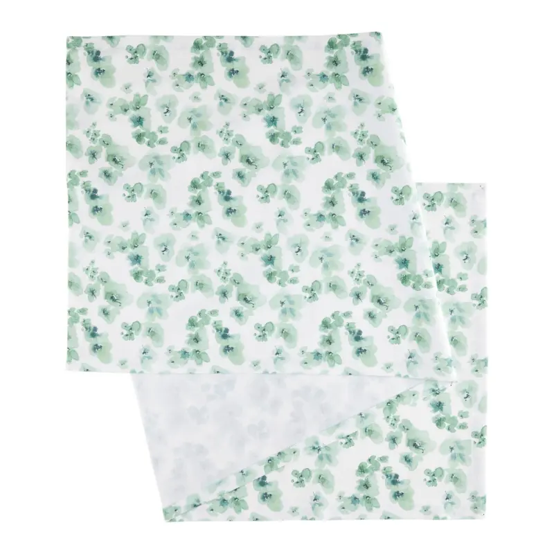 Tischl&auml;ufer Steffi bedruckt Pistazie ca. 45x150cm