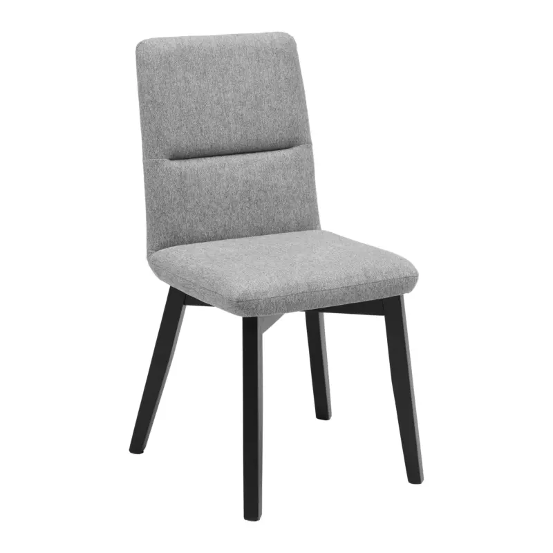 Stuhl Canon in Grau Webstoff