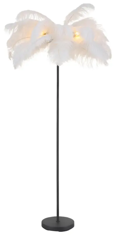 Stehleuchte Fedi Schwarz/Wei&szlig; max. 3 Watt