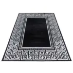 m&ouml;max Webteppich Parma Schwarz/Wei&szlig; ca. 80x150cm