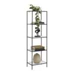 m&ouml;max Regal Paxton II Schwarz/Wei&szlig;