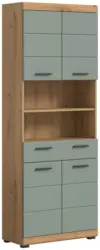 Hochschrank Scout ca. 74x191x31 cm Salbeigr&uuml;n