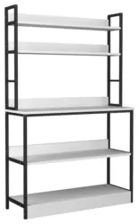 Regal INSASI Wei&szlig; ca. 101x161x36 cm