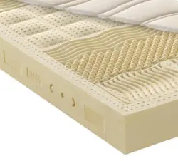 Latexmatratze Waldgr&uuml;n L700 ca. 100x200 cm Wei&szlig;