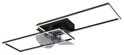 Deckenventilator Tatjana Opal/Schwarz/Grau