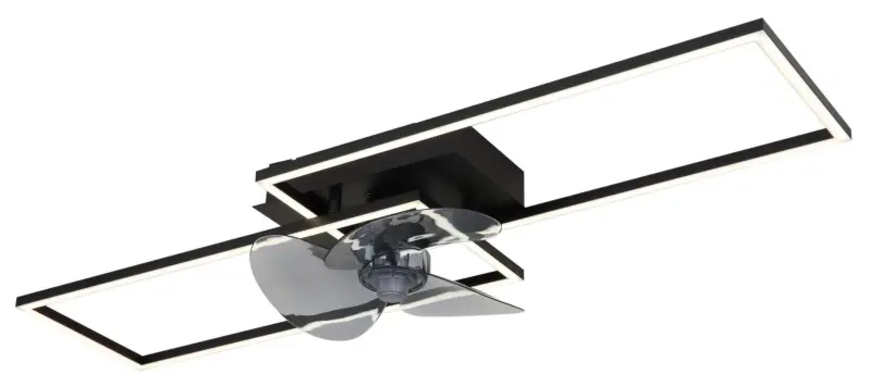 Deckenventilator Tatjana Opal/Schwarz/Grau