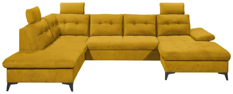 Wohnlandschaft Durban U ca. 218x324x170 cm Gelb