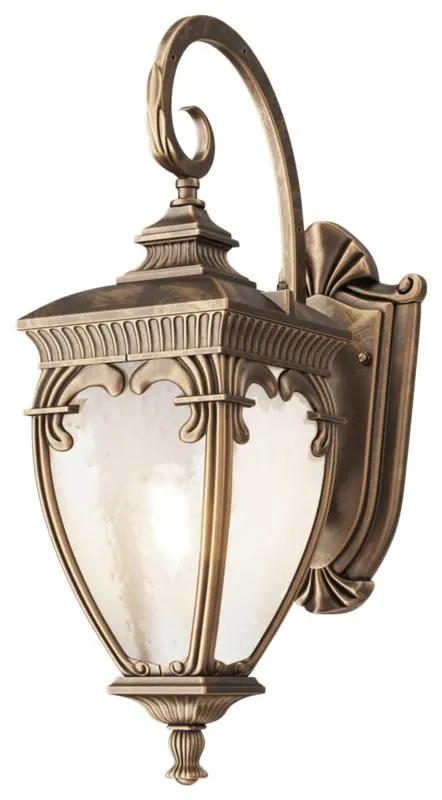 Wandleuchte Fleur Schwarz/Gold max. 60 Watt Wandlampe