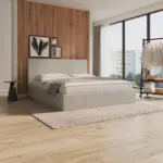 m&ouml;max Polsterbett Yara Hellgrau ca. 180x200 cm Stauraum