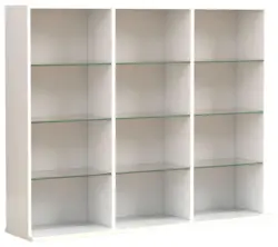Regal Zilas L ca. 102x82 cm Wei&szlig;
