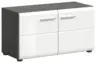 Sitzbank Salsa ca. 80x44x37cm Wei&szlig;/Rauchsilb.