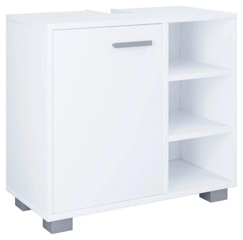 Waschbeckenunterschrank Zalo L ca. 60x55x30 cm Wei&szlig;