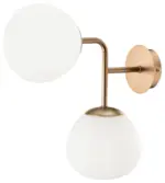 m&ouml;max Wandleuchte Erich Messingfarben max. 40 Watt Wandlampe