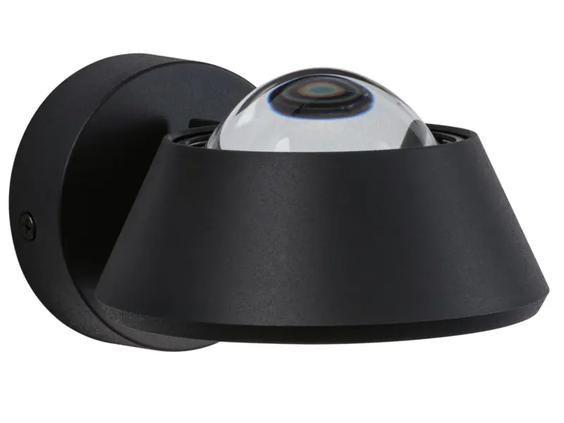 Wandleuchte Sabik in Schwarz max. 13 Watt Wandlampe