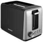 m&ouml;max Toaster Joser in Schwarz/Edelstahlfarben