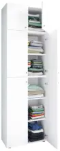 m&ouml;max Dreht&uuml;renschrank Lona XXL Wei&szlig; ca. 70x223x39 cm