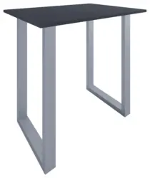 Bartisch XONA Anthrazit/ Silber ca.110x102x80cm