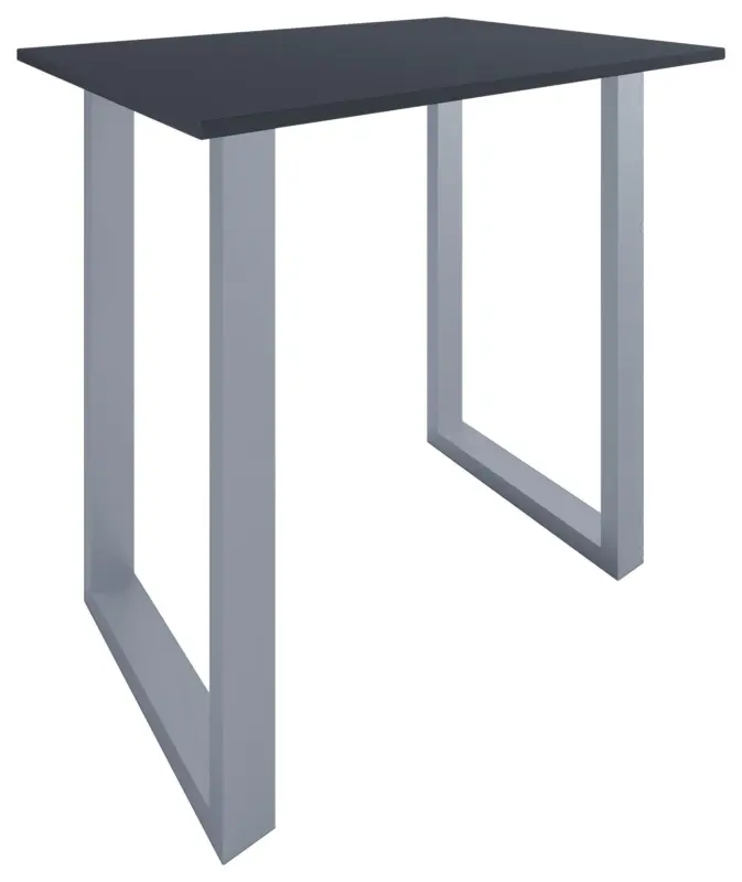 Bartisch XONA Anthrazit/ Silber ca.110x102x80cm