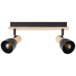 Strahler Daintree Natur/Schwarz max. 28 Watt