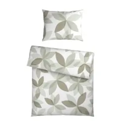 Bettw&auml;sche Yuki Olivgr&uuml;n ca. 140x200cm