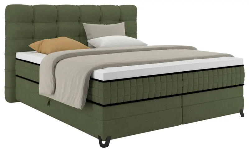 Boxspringbett Carmen C Gr&uuml;n ca. 160x200cm