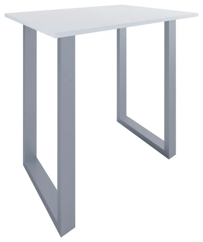 Bartisch XONA Silber/ Wei&szlig; ca.110x102x80cm