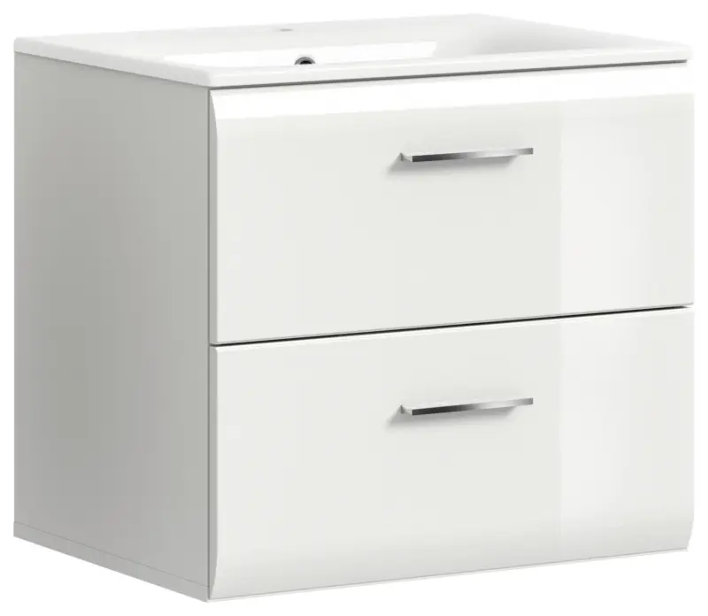 Waschtischkombi Ice ca. 60 cm Wei&szlig;