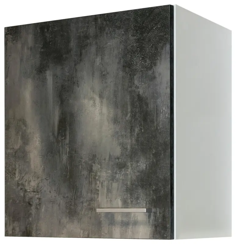 K&uuml;chenoberschrank Lucca Wei&szlig;/Graubraun