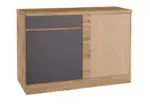 m&ouml;max Dornbirn - Ihr Trendm&ouml;belhaus in Dornbirn Eckunterschrank Turin ca. 120x86 cm Grau/Eiche