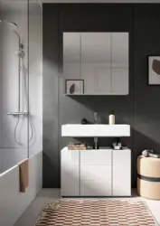 Badezimmer Vira 2-tlg. ca. 82 cm Wei&szlig;