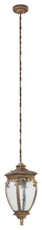 Au&szlig;enleuchte Fleur Schwarz/Gold max. 60 Watt