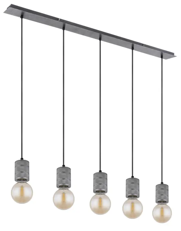 H&auml;ngeleuchte Freddy in Silberfarben max. 60 Watt